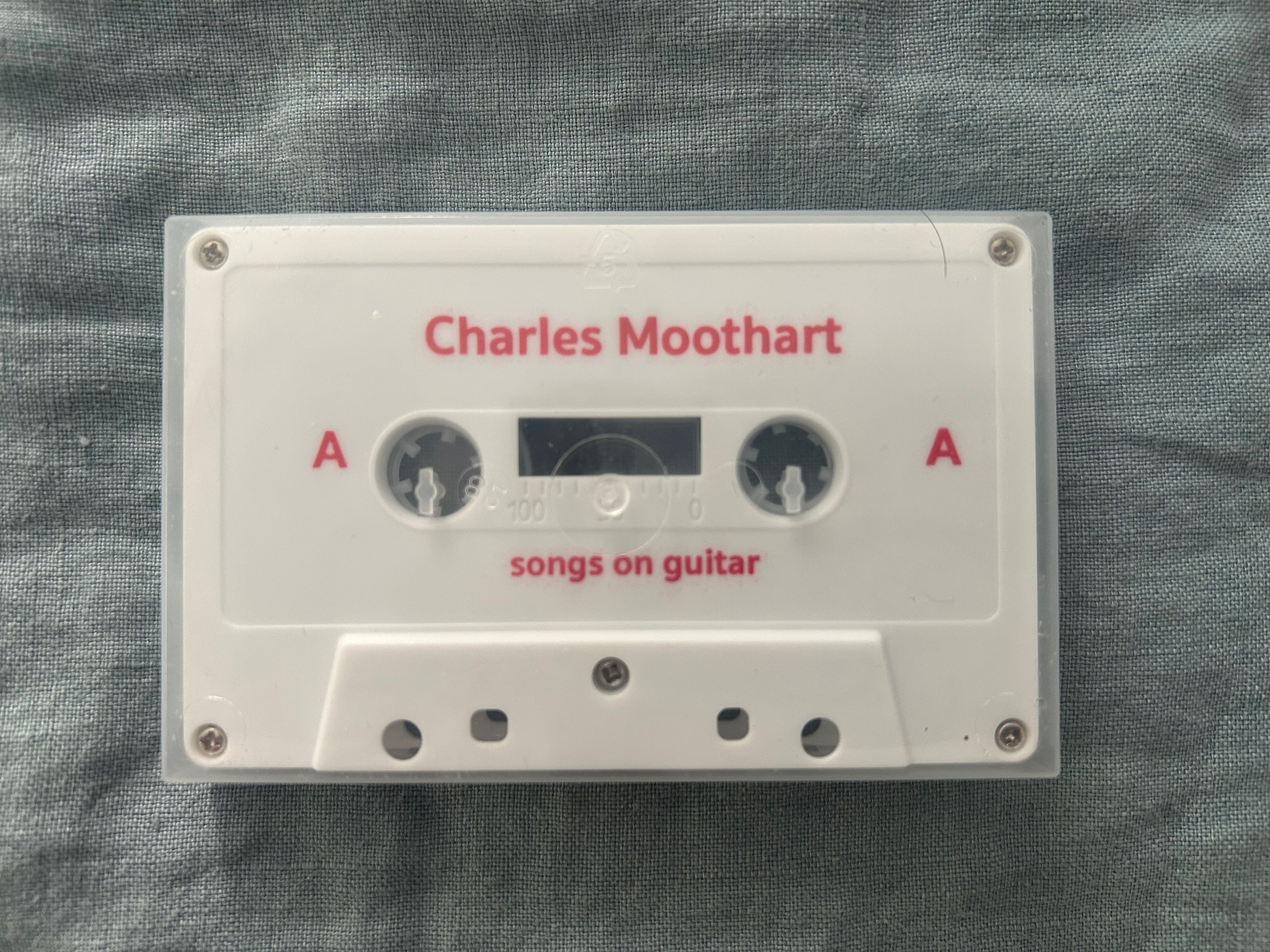 Charles Moothart - Songs on Guitar (Cassette)